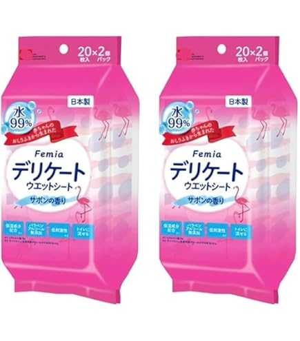 Amazon.co.jp: ソフィ デリケートウェットシート 無香料 10枚入×2個