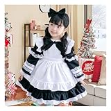 [Ｚｅａｉｉｓｉｙ] クリスマス 衣装 子供 女の子 メイド服 アリス メイド服 ロリータ コスプレ子供 メイド セット 子供 本格 ロリータ ワンピース 子供用 アイドル キャラクター アニメ 衣装 コスチューム学園祭 演出服