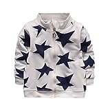 (プタス)Putars ベビー服 子供服 パーカー 長袖 女の子 男の子 星柄 可愛い 春 秋 冬 スポーツ 運動会 旅行 記念日 プレゼント 12ヶ月-3歳