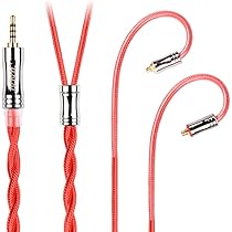 Amazon | JLY2 銀メッキ単結晶銅 リケーブル 2.5mm MMCX 2芯 イヤホン