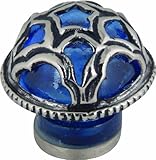 Atlas Homewares MG10-B Tangeres Blue 2-Inch Glass Knob by Atlas Homewares