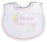 Raindrops A Dream Come True Embroidered Bib, Pink by Raindrops [並行輸入品]