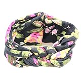 Cutelove キッズ　ベビー　ヘアバッド　カチューシャ　ボヘミア風　花柄　女の子　コットン　髪飾り　リボン