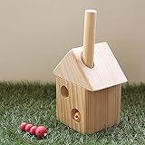 木のおもちゃ　ひっつきむしの家（小）　夢工房ももたろう　引っ付き虫　ひっつき虫