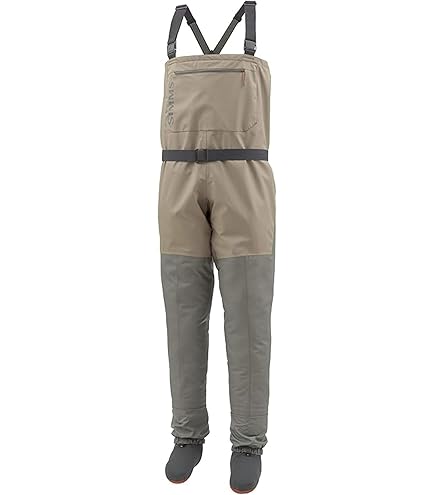 Simms Men's FS ストッキングフットウェーダー MK 9-11 SIMMS FS Z Stockingfoot｜防水ジッパー搭載ストッキングフットウェーダー