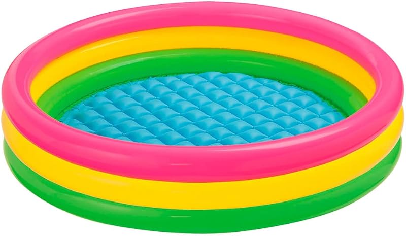 INTEX(インテックス) サンセットグロープール 114×25cm 57412 [日本正規品] [並行輸入品] 円形 マルチカラー