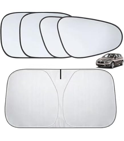 BMW 2シリーズ アクティブツアラー U06 2022年～ R.A.C 車種専用 サンシェード フロントガラス用 Amazon.co.jp: カーフロントガラスサンシェードBMW シリーズ2 シリーズ 2er U06 アクティブツアラー 2021-2025用,  車用フロントガラス用日よけ 遮熱 光を通さない 折りたたみ式サンバイザー,大きいサイズ : 車＆バイク