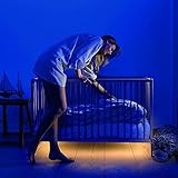 BINGONE LEDテープライト 人感センサー 夜間照明 足元ランプ DIY装飾 電球色 防撥水 電池式 USB接続 強力テープ 貼付け自由 100cm(キッズベッド適用）