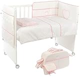 Naf Naf Duvet Plus Bumper Plus Pocket Cot Plus Summer Blanket Plus Mummi Bag Plus Baby Changer Heart