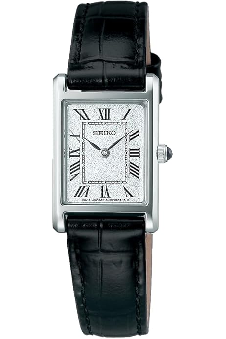 Amazon.co.jp: [セイコー] SEIKO 腕時計 レディース スクエアデザイン 
