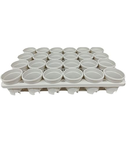 Amazon | トレー 24穴 PMT-24 白（ホワイト） プラスチックトレイ | 苗箱