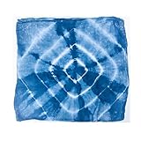 Bamboo Swaddle Blanket - Indigo Tie Dye by Austin Tie Dye Co [並行輸入品]