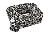 My Best Friend Twin Nursing Pillow Slipcover Flowing Fans, Black, White
