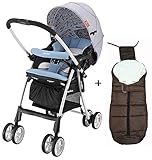 アップリカ　ラクーナライトAB BL ＋ あったかフットマフ BR