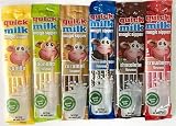 フェルフォルディ クイックミルク チョコレート ストロベリー バナナ キャラメル バニラ ビスケット フルーティーシリアル ストロー ミルク (チョコレート ストロベリー バニラ バナナ キャラメル クッキー＆クリーム)