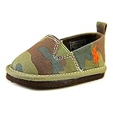 Ralph Lauren Layette Billie Slip-On ベビー 米国 0 グリーン ローファー [並行輸入品]