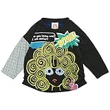 【春物】 SCOLAR(スカラ) 天竺脇裾タック入り長袖Tシャツ 130cm/クロ NO.CH-16SP-SC05