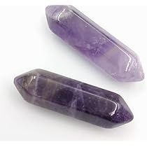 Amazon | パープルアゲート ポイント型 2個 No.05 浄化用 天然石