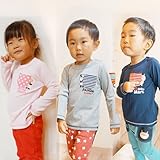 (パンダマニア)PANDA MANIA 2015 BooMart SunnySheep 3種プリント ポケット付 長そでTシャツ ブーマート サニーシープ 95cm ブー(ネイビー)