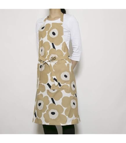 Amazon｜marimekko(マリメッコ) エプロン Pieni Unikko ブラック
