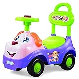 Poco Divo子犬車3 - in - 1ウォーカーlow-seat Ride On Toyスライド車Pushingカートwith Horn – グリーン