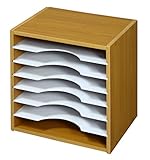 【サンニード】1週間の書類を整理 WKR-35 ウィークリーラック ブラウン Y-S1