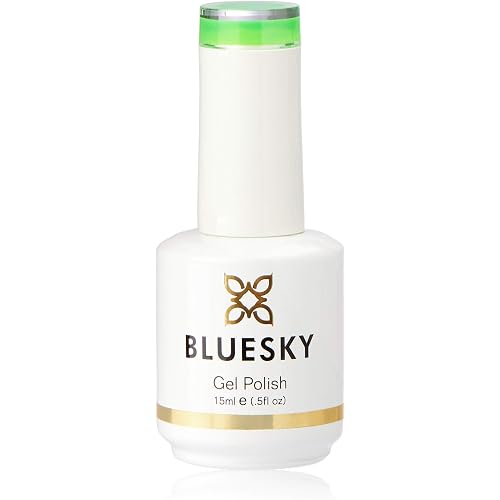 Bluesky Gel Nail Polish, Neon Lime, 15ml