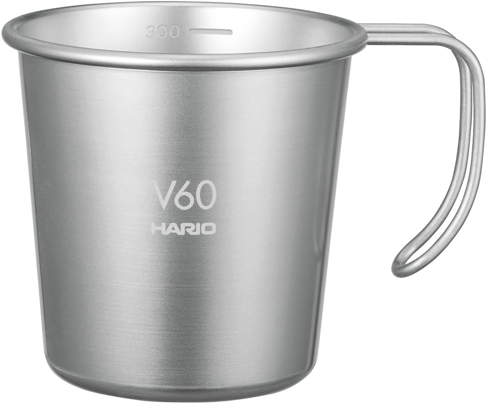 HARIO(ハリオ) V60メタルスタッキングマグ 300ml シルバー O-VSM-30-HSV