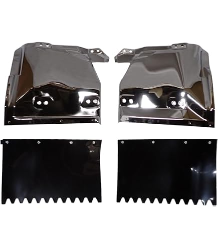 Amazon | いすゞ NEW エルフ メッキ マッドガード 左右セット ABS製