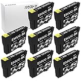 EPSON エプソン MUG-BK ブラック と互換性のあるインクカートリッジ 8個 【バウストア】