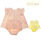 【子供服】 kids zoo (キッズズー) マーガレット柄チュニック&ブルマセット 70cm，80cm W26725