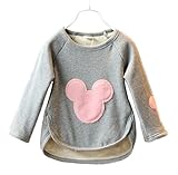 StylesILoveベビーキッズMinnieソフト、温かいフリーススウェットシャツ カラー: グレー