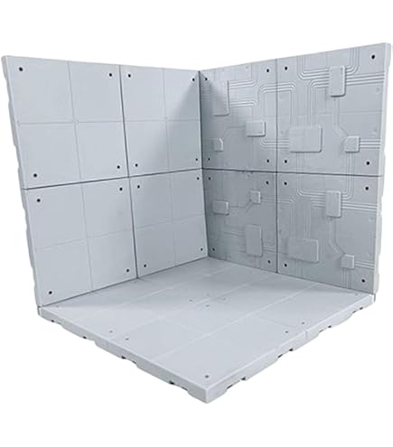 Amazon | 組み立て式アクションフィギュア背景オーガナイザー