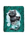 Hot Topic アリスインワンダーランド ～時空の旅～ チェシャ猫 ブランケット [並行輸入品]
