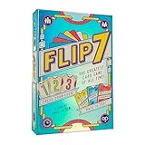 Flip 7、あなたの運と戦略を押して究極のブレンド、ペースの速い中毒性のあるカードゲーム、すぐに学び、簡単に教えることができます。ゲームナイト、3人以上のプレイヤー、対象年齢8歳以上、プレイ時間20分。