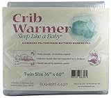 Body Heat Activated Crib Twin Full Queen or King Size Bed Warmer Mattress Pad (Twin) [並行輸入品]