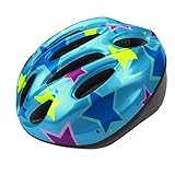 TangQI ヘルメット 子ども用 自転車 サイクリングヘルメット 45～56cm 軽量 10穴通気 調整可能 スポーツヘルメット　保護ヘルメット (ブルー)