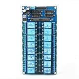 Vuage(TM) のPIC AVR MCU DSP ARM用12VアクティブLow 16チャンネル・リレー・モジュール・ボード