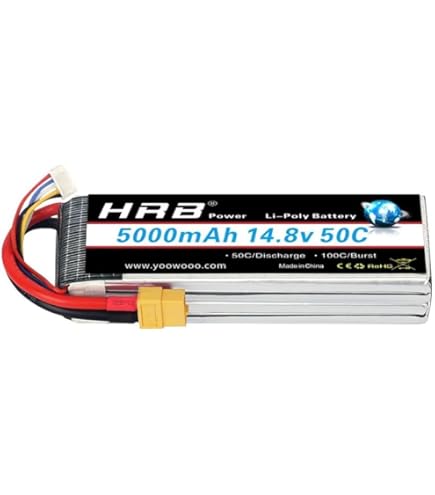 Amazon | Traxxas 14.8V 5000mAh 4セル リポバッテリー ロング