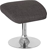 StarSun Depot 卵シリーズ ダークグレー生地 オットマン 幅19.5インチ x 奥行き15インチ x 高さ17.5インチ