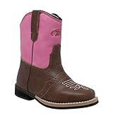 Tecs 6 " Side Zipper Western Girls ' infant-toddler Boot カラー: ピンク