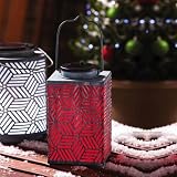 Holiday Cheer Solar Lantern with Handle [並行輸入品]