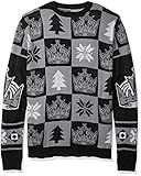 NHL Los Angeles KingsユニセックスPatches UGLYクルーネックセーター – メンズダブルExtra Large , XXLサイズ