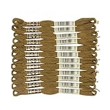 DMC 25番糸 刺繍糸 12束入 #830 ブラウン系 DMC25B