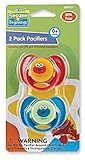 Sesame Street 2 Pack Pacifiers, Elmo, Big Bird, Cookie Monster Characters May Vary. by Sesame Street