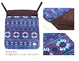 ベビーカー用ケット フットマフ ブランケット 2枚セットで温度調節簡単だから春秋冬の3シーズン長～く使えちゃう♪ずり落ちないケット 自転車のチャイルドシートカバーにも 日本製 (アーガイルブルー)
