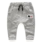 coodebearベビーToddlers Boys ' LooseスタイルSmiling FaceテリーCollapseパンツ カラー: グレー