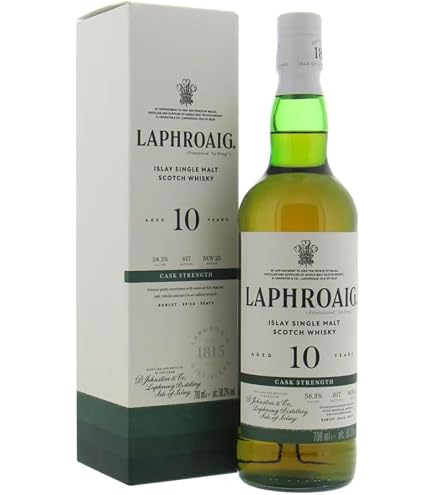 Amazon.co.jp: ラフロイグ 10年 カスクストレングス 700ml [並行輸入品