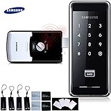 SAMSUNG SHS-2920 digital door lock keyless touchpad security EZON + 4pcs of RFID Cards + 4pcs of Key