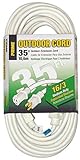 Prime Wire & Cable EC883627 35-Foot 16/3 SJTW Patio and Deck Extension Cord, White by Prime Wire & C